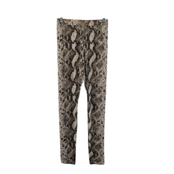 JLuxlabel Snake Long Sleeve Wrap Bodysuit Leggings Set Sz M Sheer Sexy Chic - Picture 11 of 16